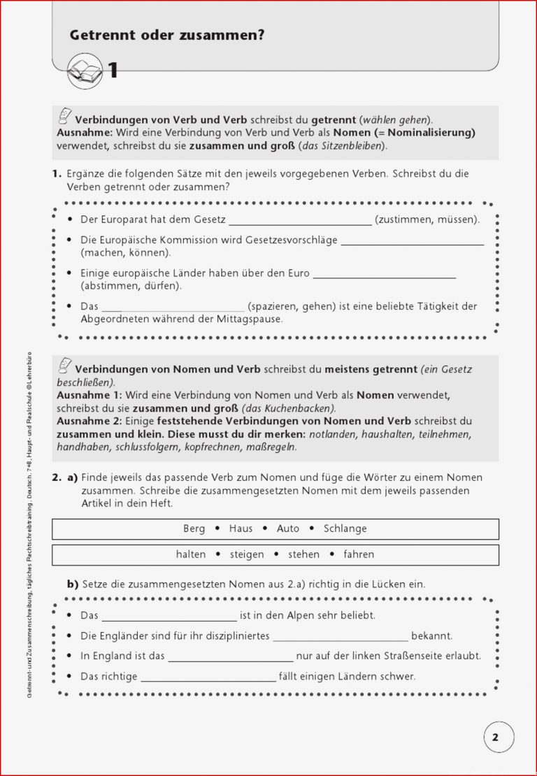 Rechtschreibung · Arbeitsblätter · Sekundarstufe I