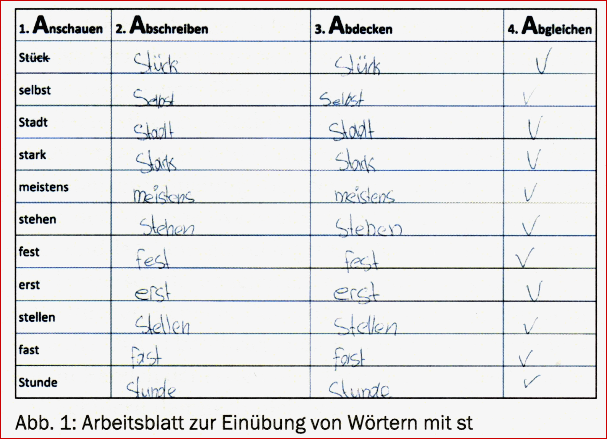 Rechtschreibung Übung Macht Doch Den Meister