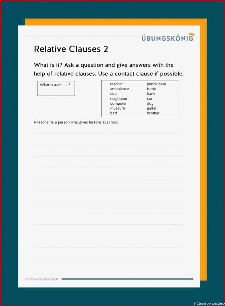 Relative Clauses