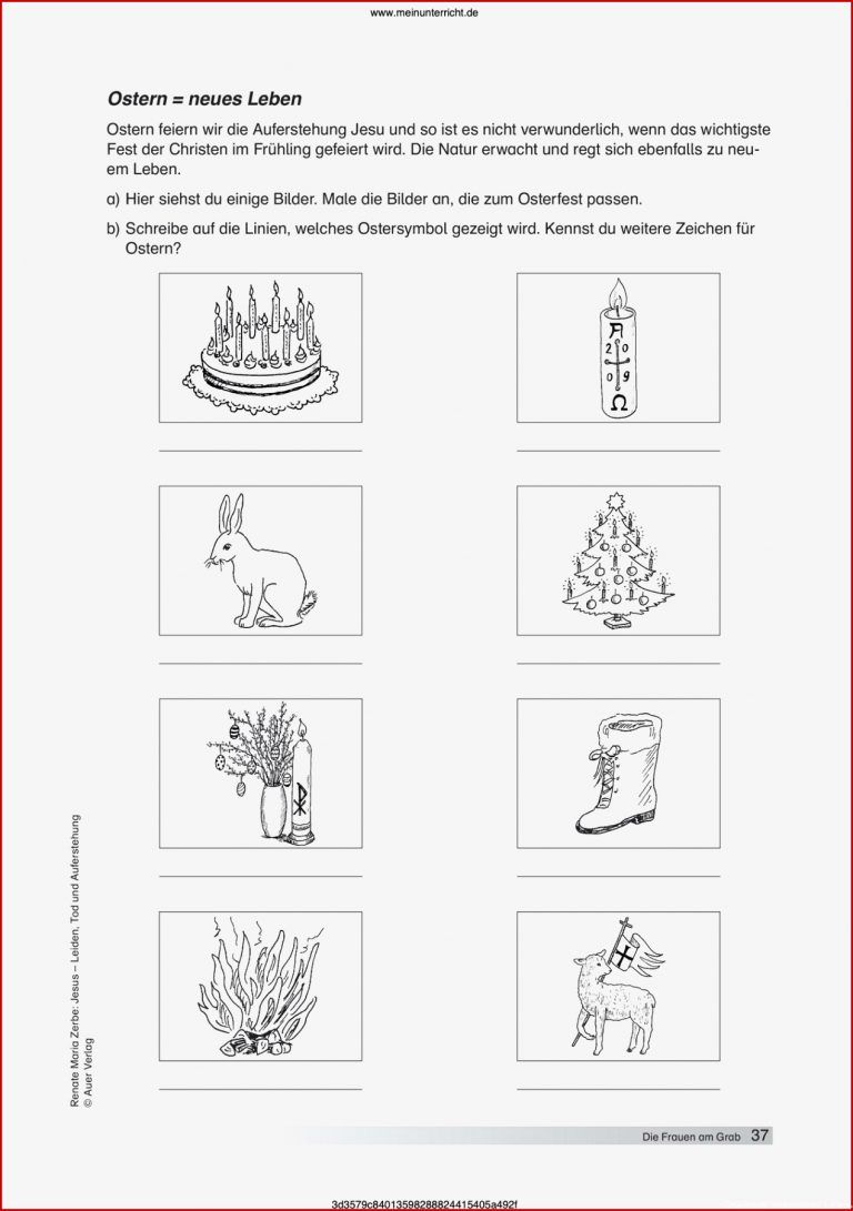 Religion 1 Klasse Grundschule Arbeitsblätter Worksheets