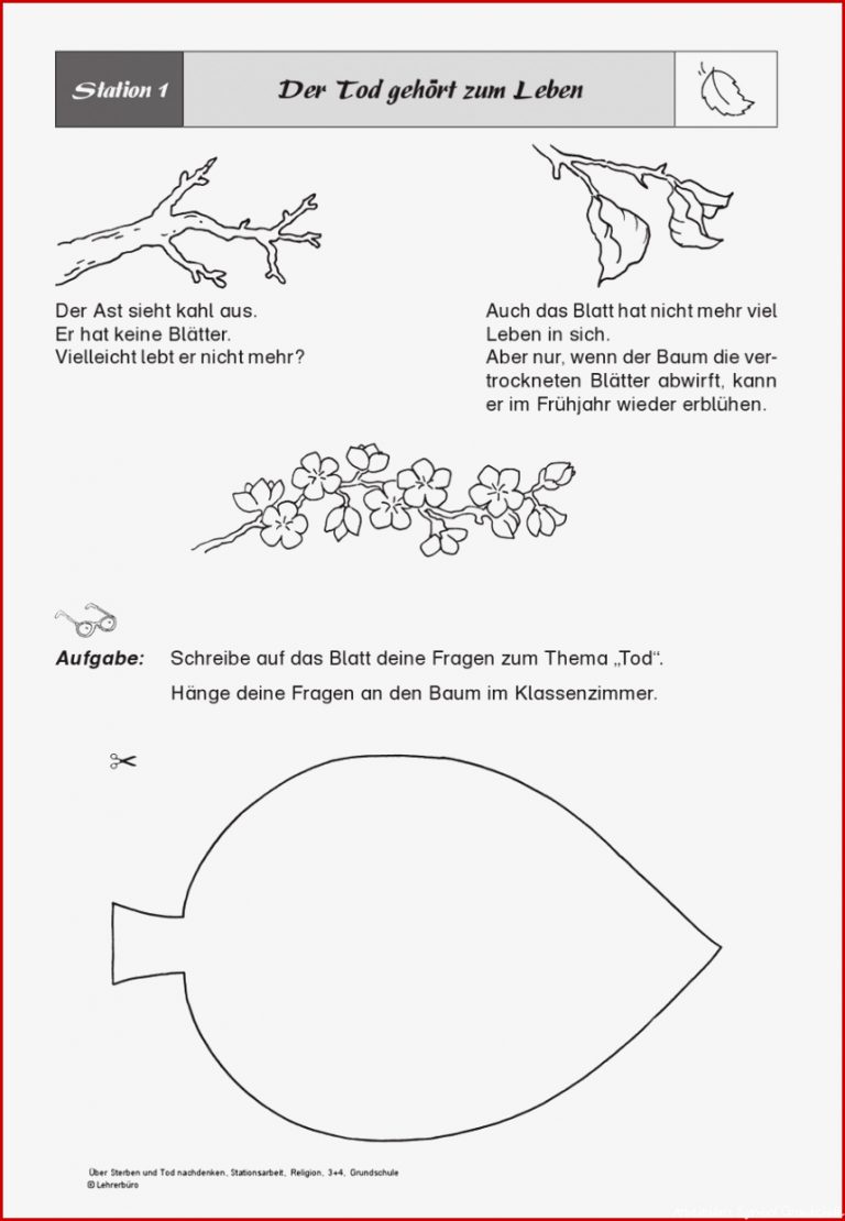 Religion · Arbeitsblätter · Grundschule · Lehrerbüro