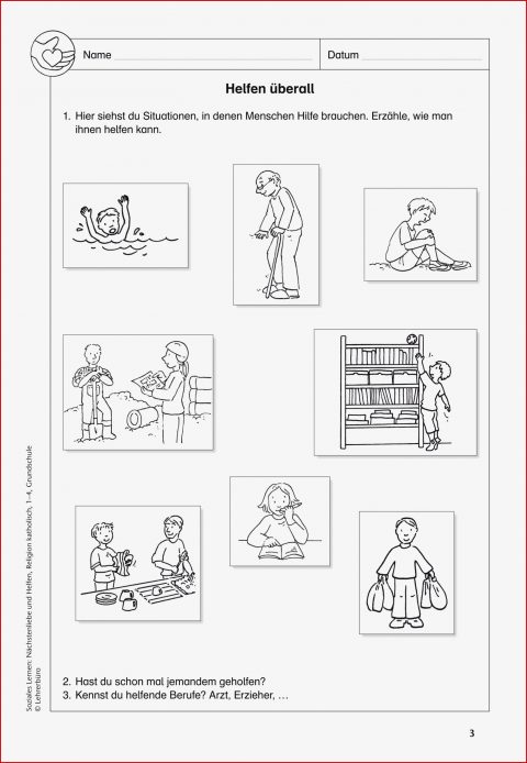 Religion · Arbeitsblätter · Grundschule · Lehrerbüro