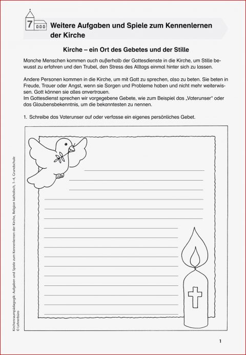 Religion · Arbeitsblätter · Grundschule · Lehrerbüro