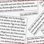 Religion Grundschule Arbeitsblätter 10 Gebote Worksheets