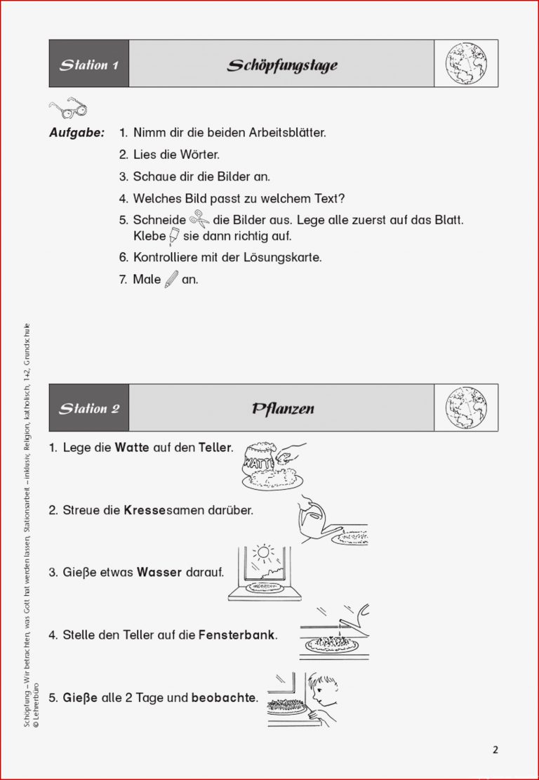 Religion Inklusion · Arbeitsblätter · Grundschule · Lehrerbüro