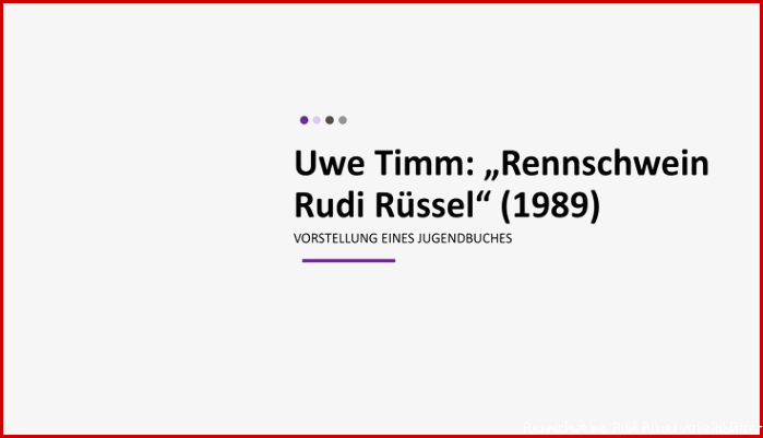 Rennschwein Rudi Rüssel Vorstellung Jugendroman für ...