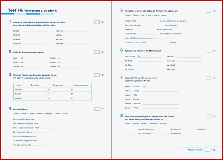 Richtig Schreiben 4 Klasse Deutsch Grundschule