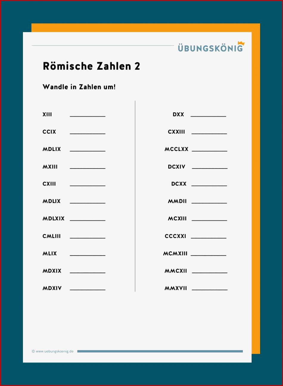 Römische Zahlen