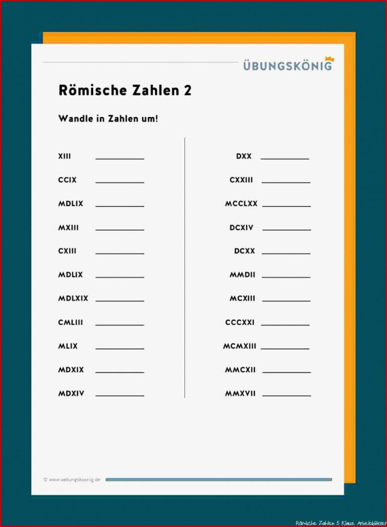 Römische Zahlen