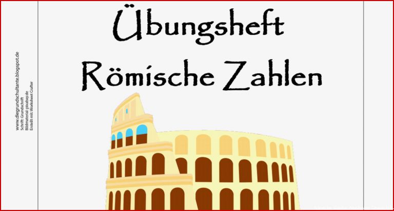 Römische Zahlen Arbeitsblatt Pdf Debbie Preston Schule