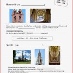 Romanik Gotik Arbeitsblätter Worksheets