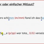 Rs 1 Doppelter Oder Einfacher Mitlaut Grundschule