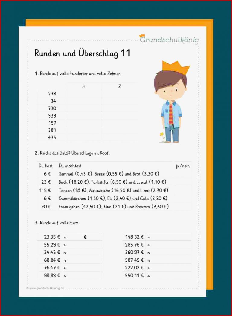 Runden und Überschlag