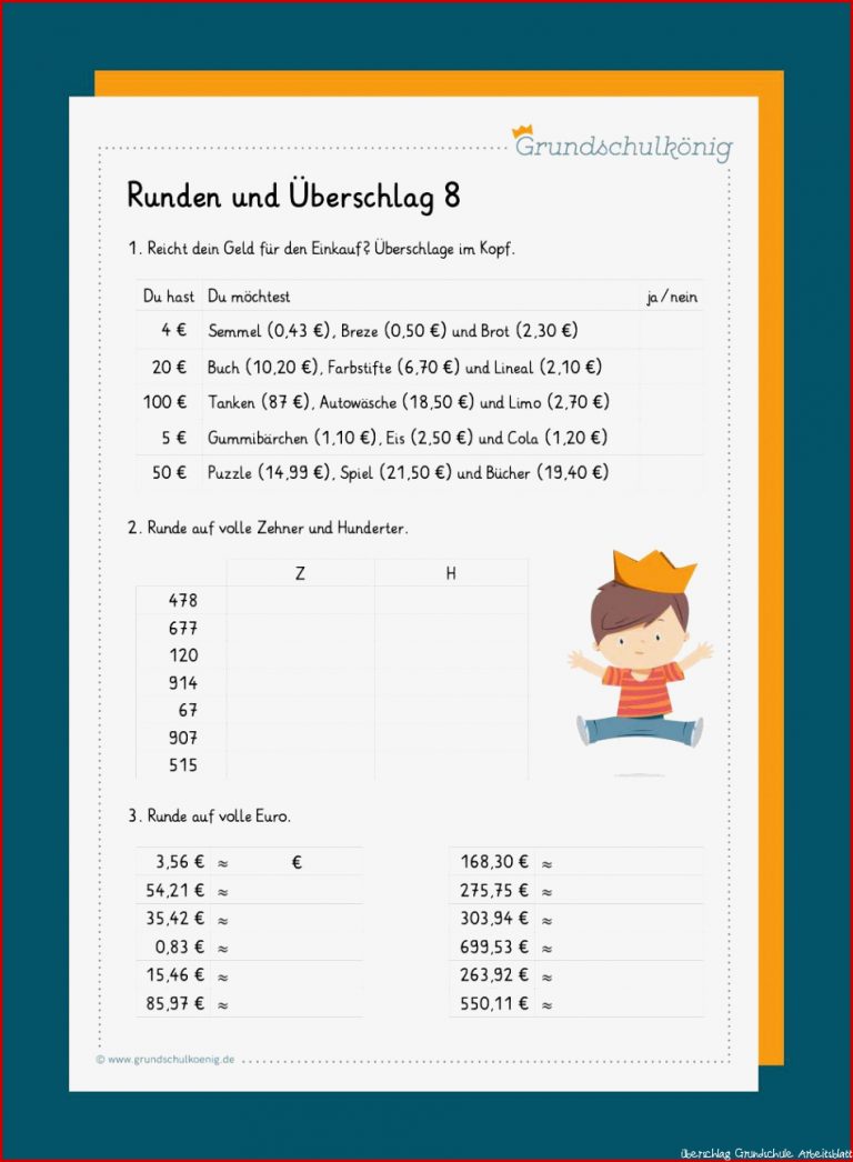 Runden und Überschlag