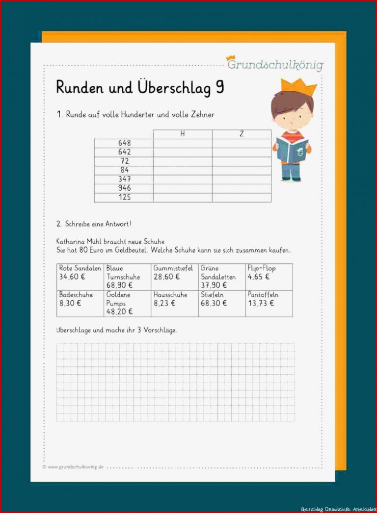 Runden und Überschlag in 2020