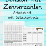 Sachaufgaben Schriftliche Division Mit Zehnerzahl Und Rest