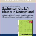 Sachunterricht 3 4 Klasse In Deutschland Für 5 45 Eur