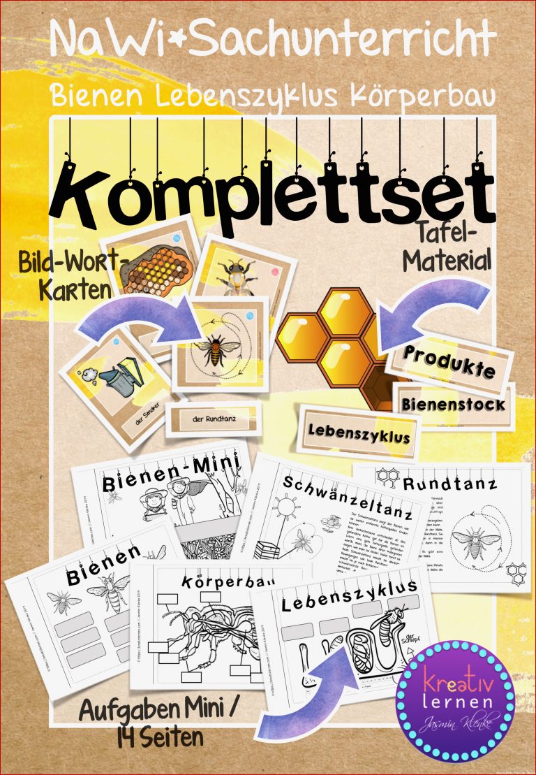 Sachunterricht Bienen Komplettset Sparpaket