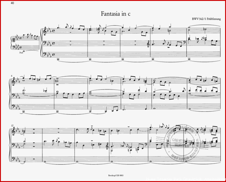 Sämtliche Orgelwerke 3 von Johann Sebastian Bach