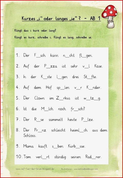 Sätze Mit I Und Ie Ab 1 2 Ab Mathe Mit Sätze Und