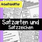 Sätze Satzzeichen Satzzeichen Setzen Arbeitsblätter