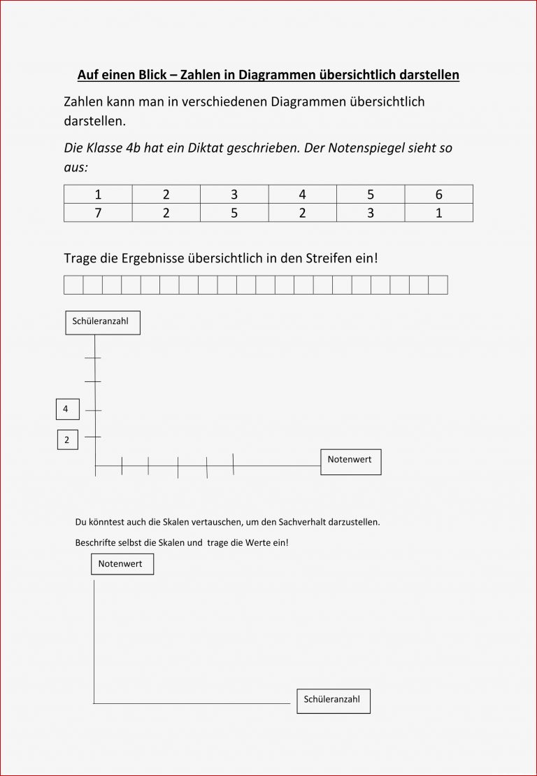 Säulendiagramm Arbeitsblätter Mathe Klasse 4 Diagramme