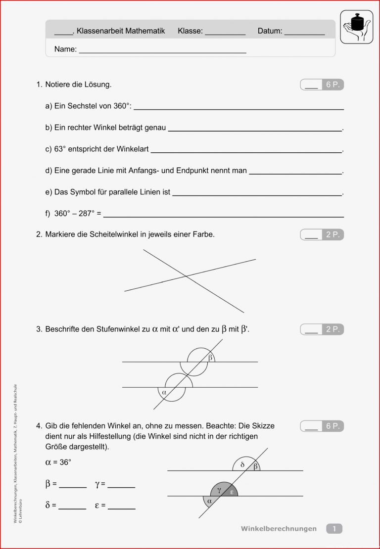 Sagen Klasse 6 Klassenarbeit Pdf