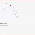 Satz Des Thales Arbeitsblatt 1 – Geogebra