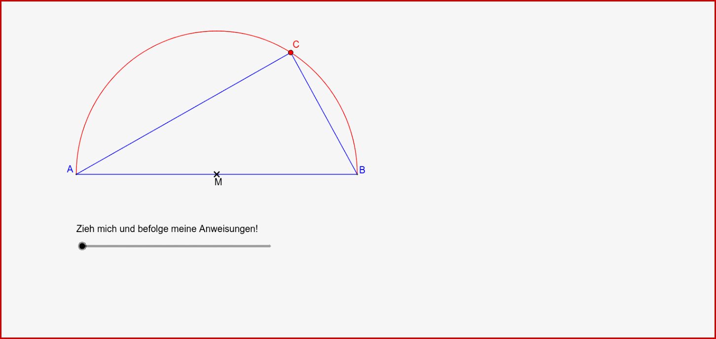 Satz Des Thales Arbeitsblatt 1 – Geogebra