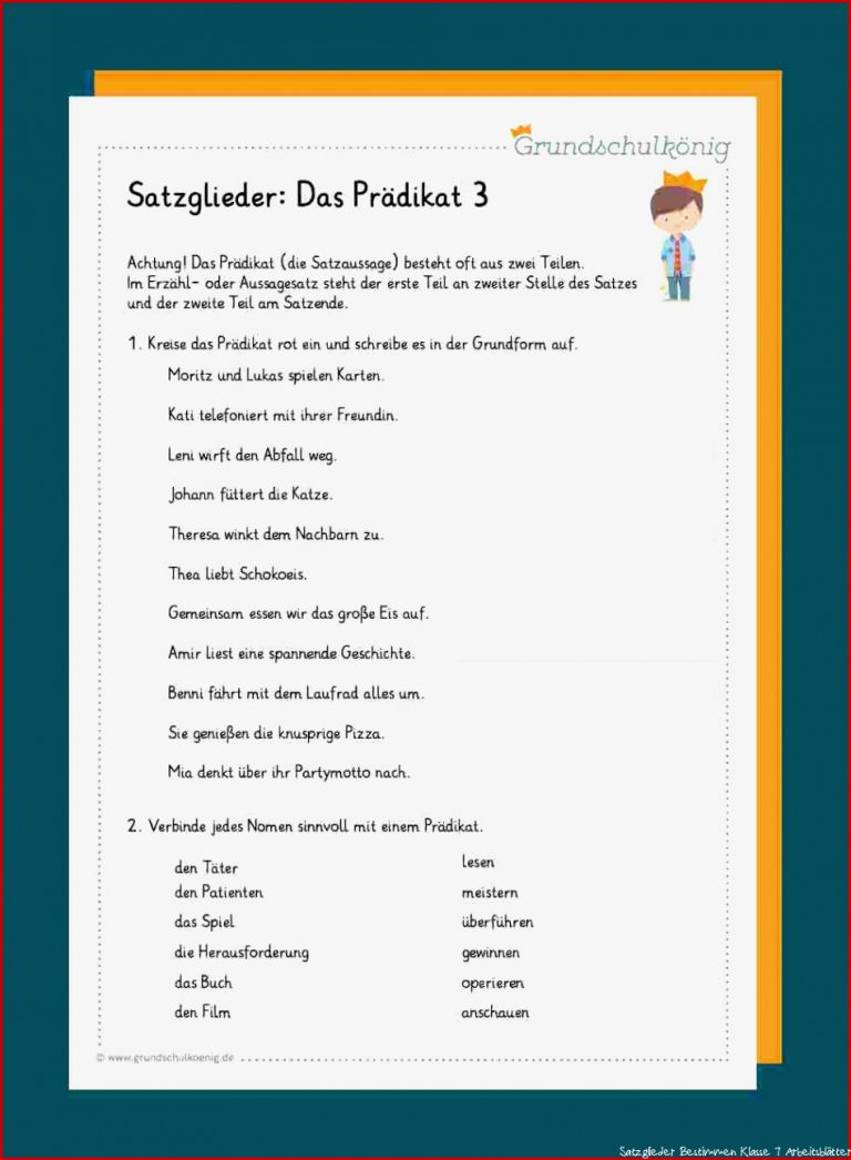 Satzglieder zum Herunterladen Satzglieder