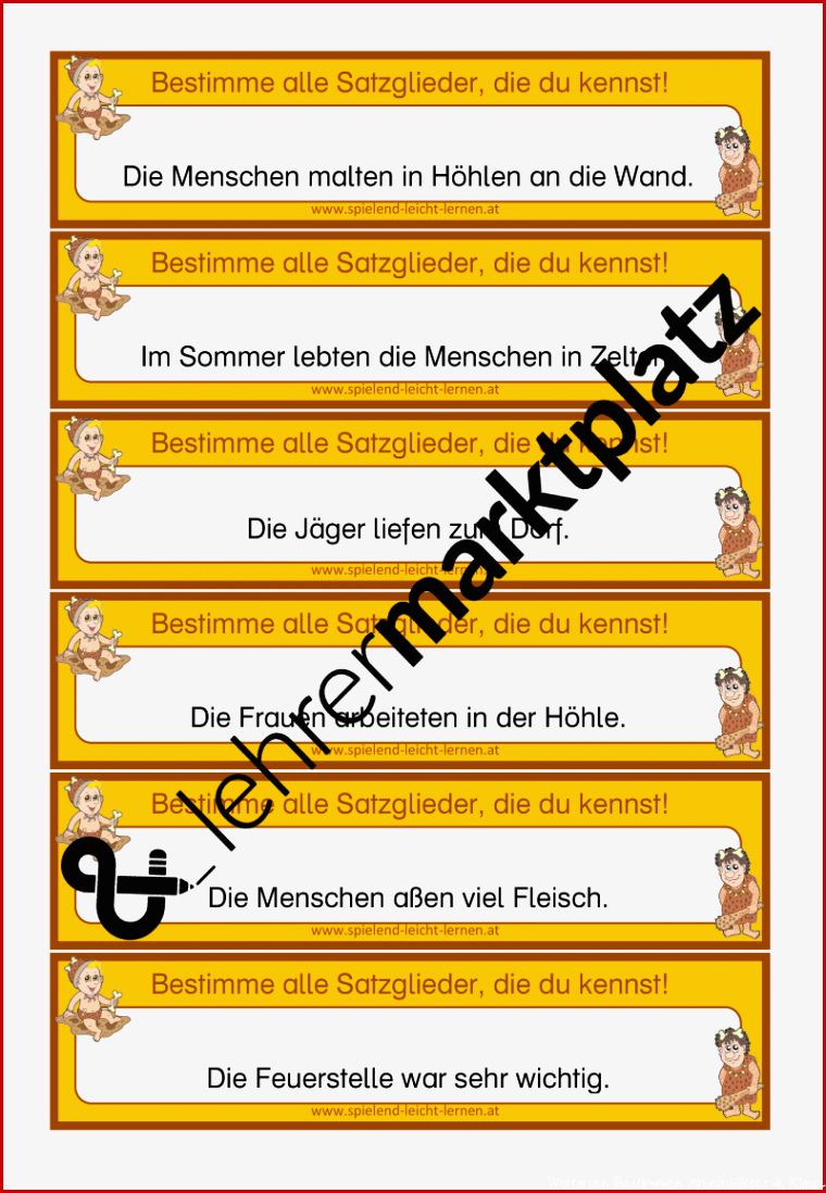 Satzglieder Bestimmen Klasse 4 Arbeitsblätter Worksheets