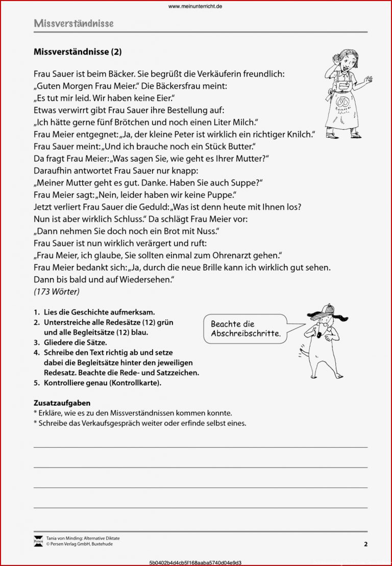 Satzzeichen Arbeitsblätter Für Deutsch
