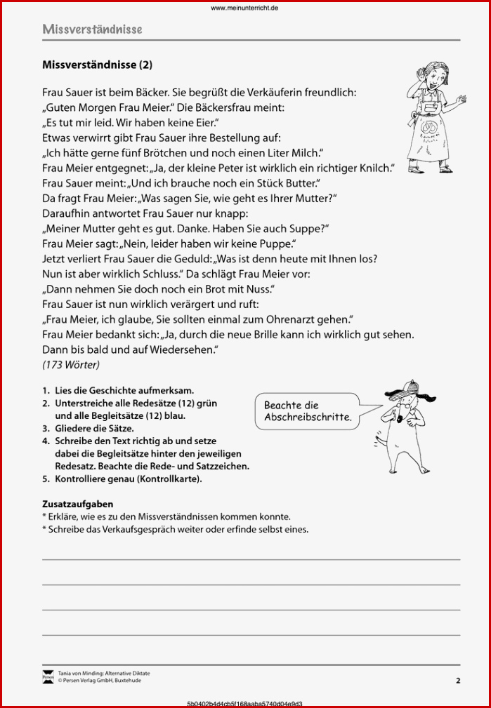 Satzzeichen Arbeitsblätter für Deutsch