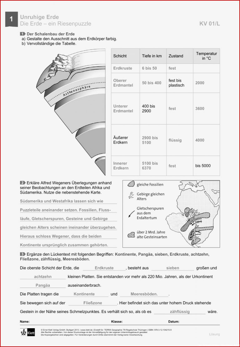 Schalenbau Der Erde Klett the Accounting Cover Letter