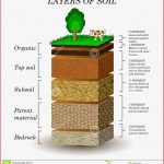 Schichten Boden Bildungsdiagramm Mineralpartikel Sand