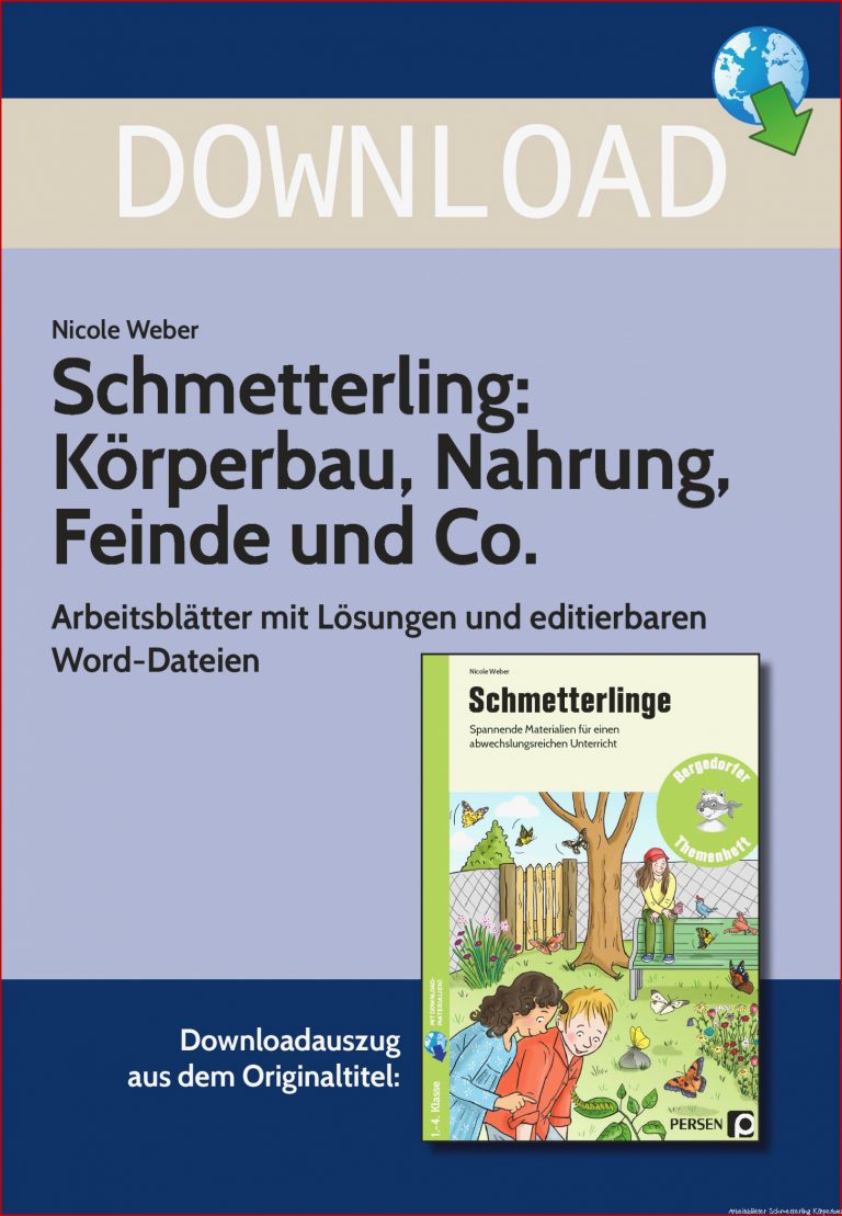 Schmetterling Körperbau Nahrung Feinde und Co für 2 45