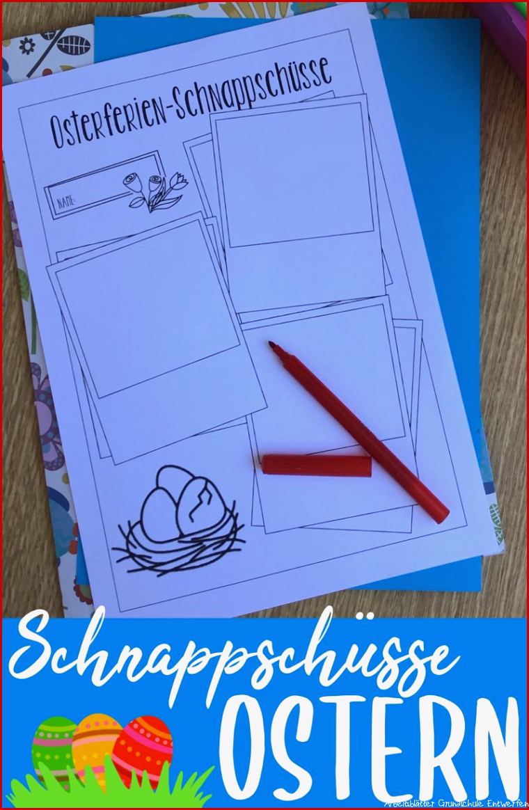 Schnappschüsse von Osterferien – Sammlung von