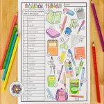 School Things Materialpaket – Unterrichtsmaterial Im