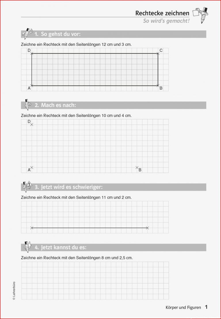 Schrägbilder Zeichnen Klasse 5 Arbeitsblätter Worksheets