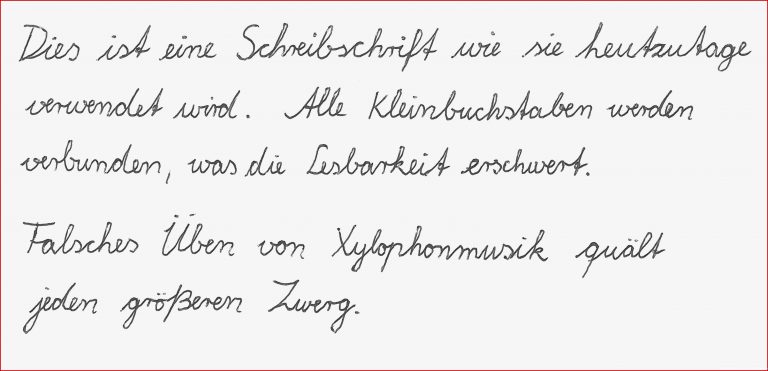 Schreibschrift