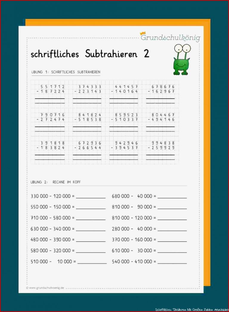 Schriftliche Division Arbeitsblätter Klasse 5 Gymnasium