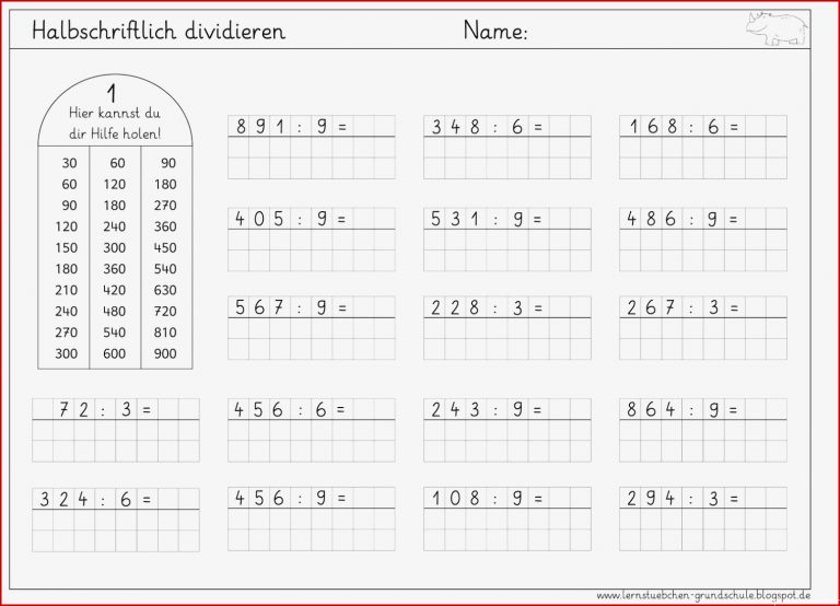 Schriftliche Multiplikation Arbeitsblätter Pdf Worksheets