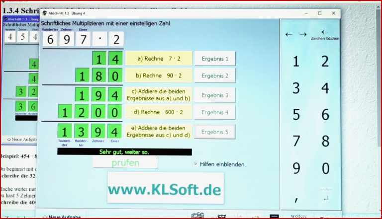 Schriftliche Multiplikation Grundschule