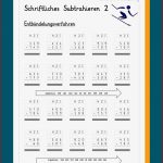 Schriftliche Subtraktion