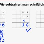 Schriftliche Subtraktion Arbeitsblätter Klasse 3 Mathefritz