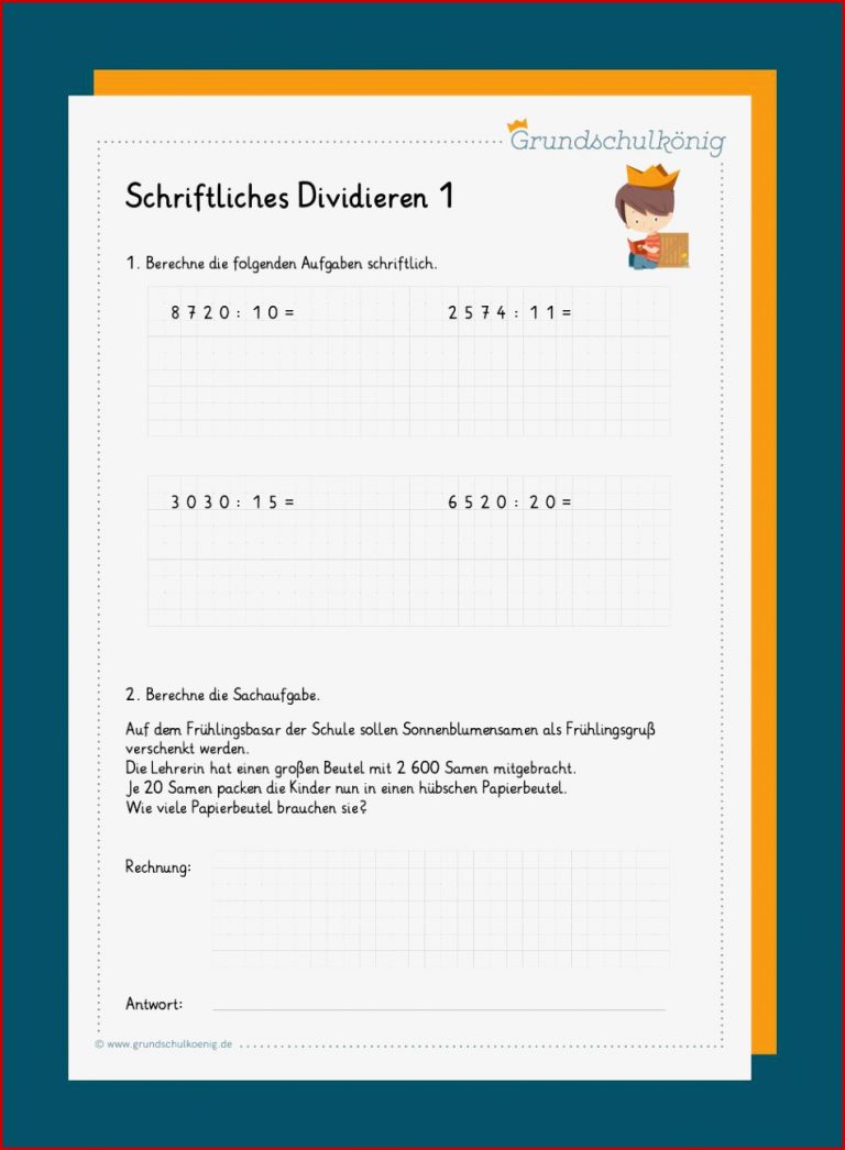 Schriftliches Dividieren