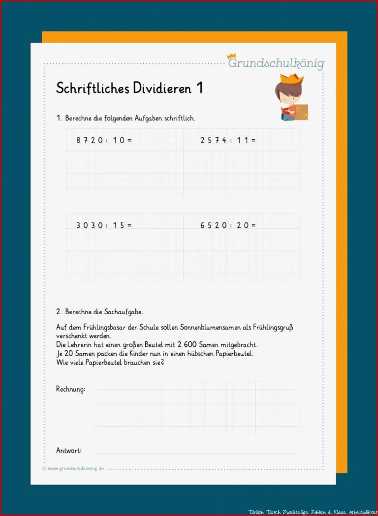 Schriftliches Dividieren