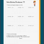 Schriftliches Dividieren - Mathe, 4. Klasse