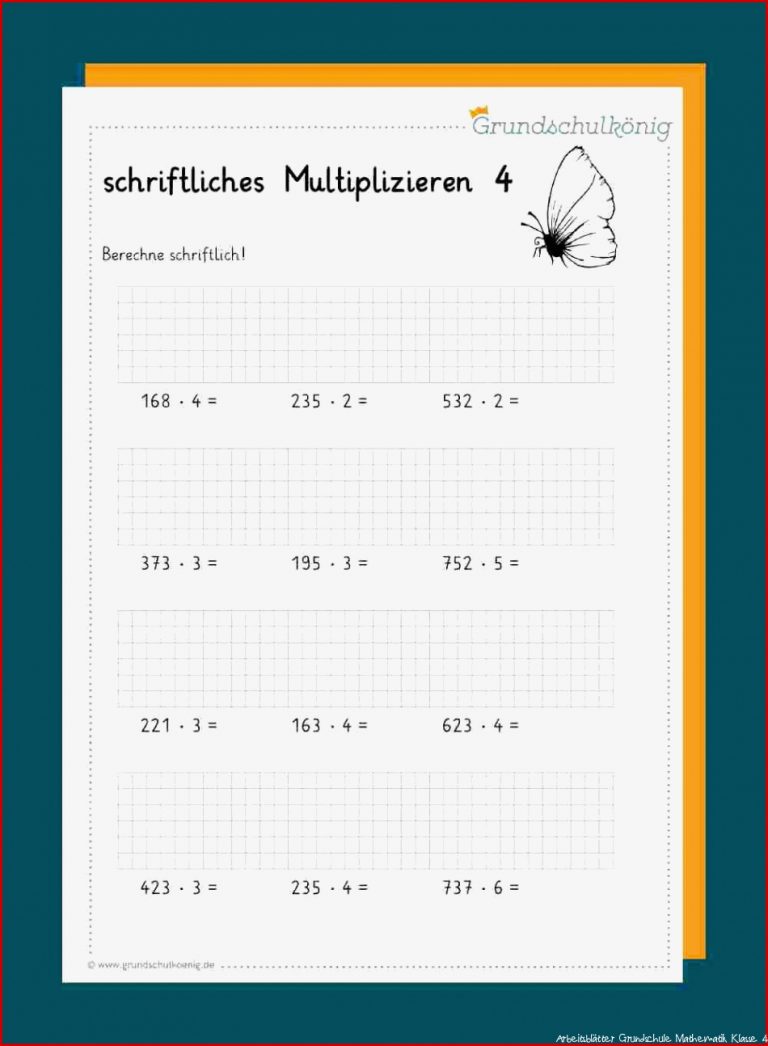 Schriftliches Multiplizieren