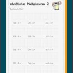 Schriftliches Multiplizieren